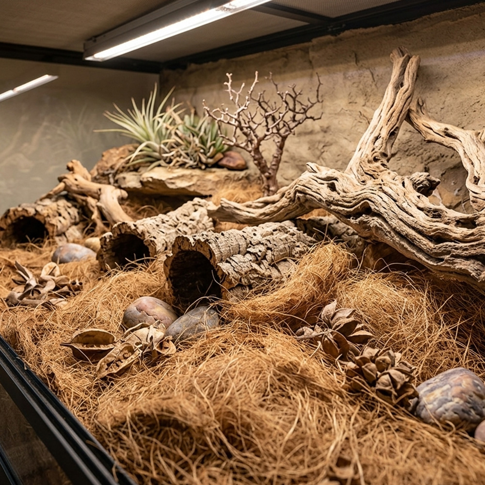 Happet Włókno Kokosowe 5L Naturalne Coco Fiber do Terrarium